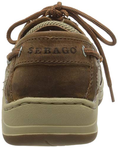 Sebago Portland Spinnaker Waxed, Náuticos para Hombre, Multicolor Marrón Azul Marino Gris N17, 40 EU