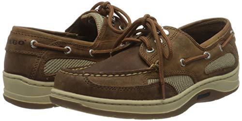 Sebago Portland Spinnaker Waxed, Náuticos para Hombre, Multicolor Marrón Azul Marino Gris N17, 40 EU