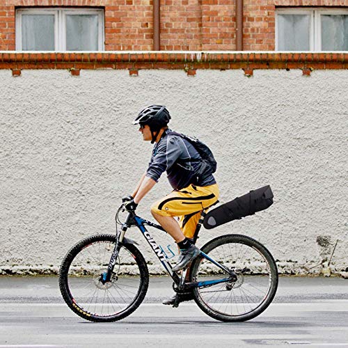 Selighting Impermeable Bicicleta Alforja Asiento Trasero Carrier Bolsas de Sillín Alforjas de Ciclismo (Negro-10L-2, 10L)