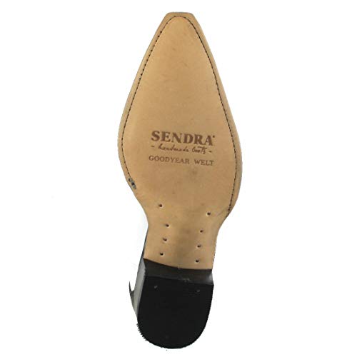 Sendra Boots 13170 - Botas de vaquero para mujer (piel), color Blanco, talla 39 EU
