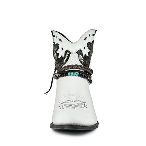 Sendra Boots 15107 Debora Botín Western (38 EU, Blanco)