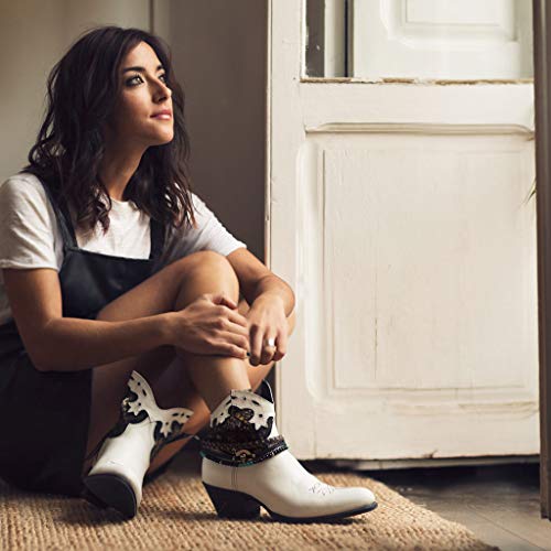 Sendra Boots 15107 Debora Botín Western (38 EU, Blanco)