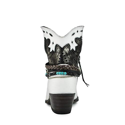 Sendra Boots 15107 Debora Botín Western (38 EU, Blanco)