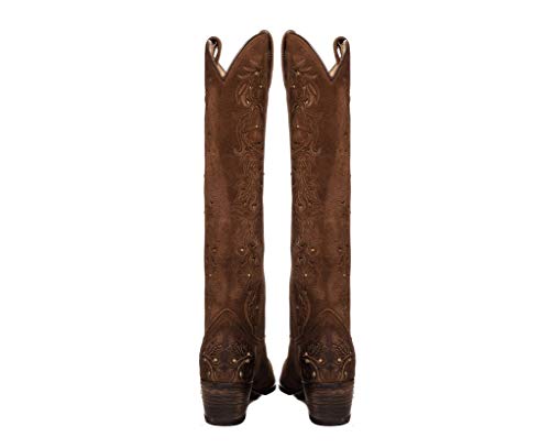 Sendra Boots Bota de caña Alta 14865 Debora realizada en Serraje (39 EU, Softy Delave Cuoio)