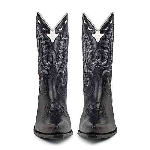 Sendra Boots Bota Western 15651 GORCA Salvaje (36 EU, Negro)
