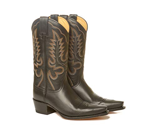 Sendra Boots Bota Western 5335 Judy Salvaje Liberty Color Negro (40 EU)