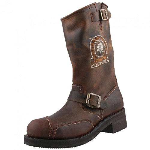 Sendra Boots - Botas de cuero para hombre, color marrón, talla 42