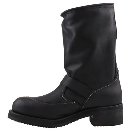 Sendra Boots - Botas estilo motero de cuero mujer, color negro, talla 41