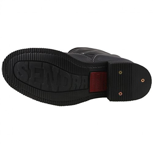 Sendra Boots - Botas estilo motero de cuero mujer, color negro, talla 41