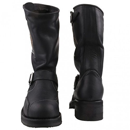 Sendra Boots - Botas estilo motero de cuero mujer, color negro, talla 41
