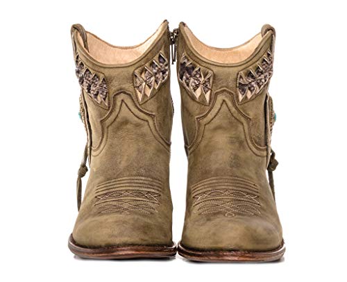 Sendra Boots Botín Cowboy 14095 Debora Flota Lavado (38 EU, Verde)