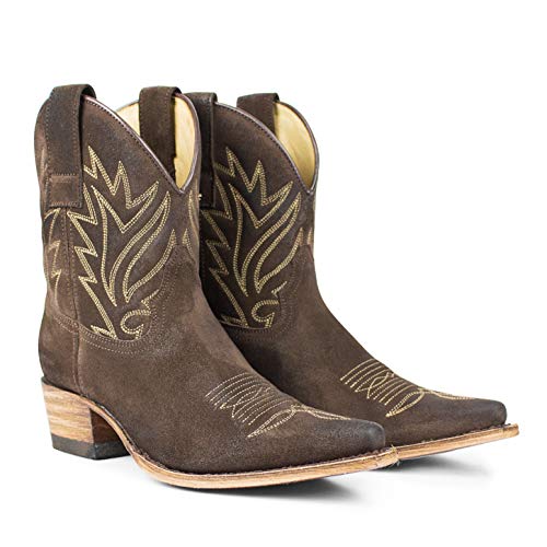 Sendra Boots Botín Cowboy 16954 Gene En Serraje Color Marron (Numeric_39)