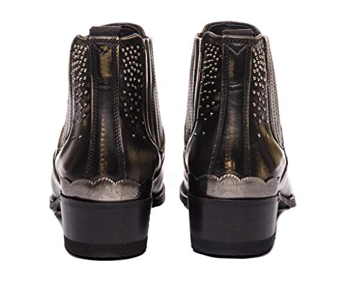 Sendra Boots Botín Western 14561 JAEN Lake DIF.Mate Negro (38 EU)