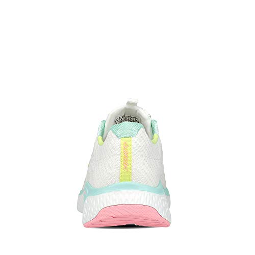 Skechers 13328/NVPK Fuse-Brisk Escape Zapatillas para mujer, color azul oscuro y rosa, color Blanco, talla 37 EU