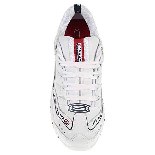 Skechers 13408-WNVR, Zapatillas Mujer, White, 38 EU