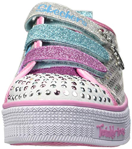 Skechers 20062L-SMLT_36, Zapatillas de Lona, Plata, EU