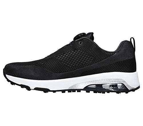 Skechers Air Twist Boa Waterproof - Zapato de Golf para Hombre, Black/White (Numeric_42)