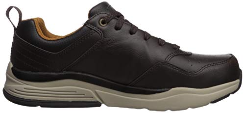 Skechers Benago-Treno, Zapatillas Hombre, Negro (Choc Black Leather), 41 EU