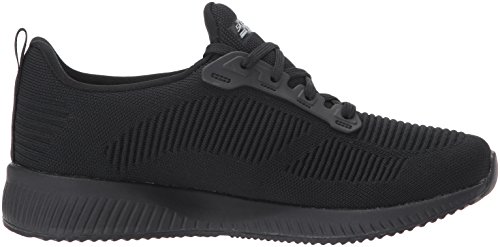 Skechers Bobs Squad-Photo Frame, Zapatillas Deportivas Mujer, Negro (BBK Black Engineered Knit/Trim), 38 EU