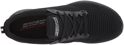 Skechers Bobs Squad-Photo Frame, Zapatillas Deportivas Mujer, Negro (BBK Black Engineered Knit/Trim), 38 EU