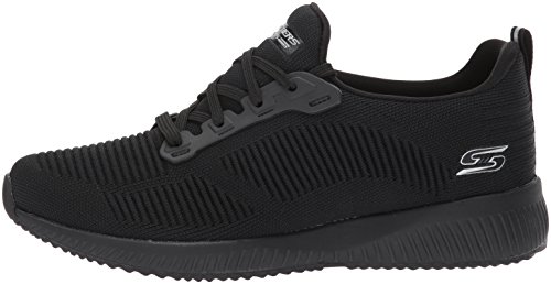 Skechers Bobs Squad-Photo Frame, Zapatillas Deportivas Mujer, Negro (BBK Black Engineered Knit/Trim), 38 EU