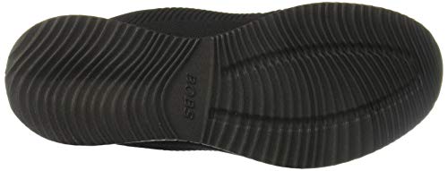 Skechers Bobs Squad-Tough Talk, Zapatillas Mujer, Negro (BBK Black Engineered Knit/Trim), 38 EU