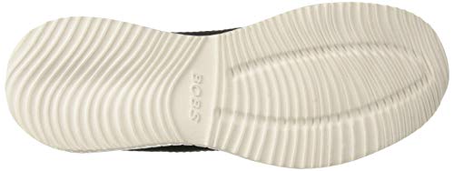 Skechers Bobs Squad-Tough Talk, Zapatillas Mujer, Negro (BLK Black Engineered Knit/Trim), 36 EU