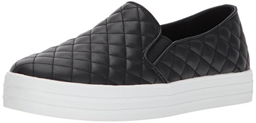 Skechers Double Up-Duvet, Zapatillas sin Cordones Mujer, Negro (BLK), 40 EU