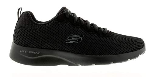 Skechers Dynamight 2.0-Rayhill, Zapatillas Hombre, Negro (BBK Black Mesh/PU/Trim), 43 EU