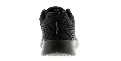 Skechers Dynamight 2.0-Rayhill, Zapatillas Hombre, Negro (BBK Black Mesh/PU/Trim), 43 EU