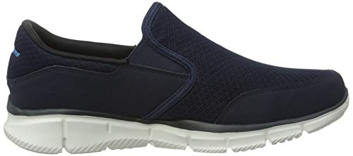 Skechers Equalizer Persistent Men Low-Top Sneakers, Blue (Navy), 9 UK (43 EU)