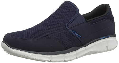 Skechers Equalizer Persistent Men Low-Top Sneakers, Blue (Navy), 9 UK (43 EU)