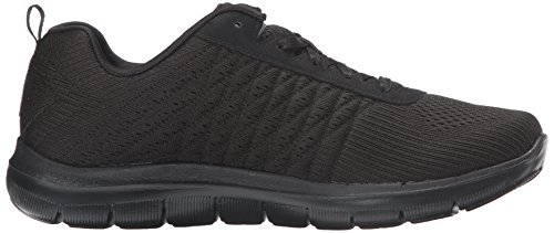 Skechers Flex Appeal 2.0 Break Free, Zapatillas de Deporte para Mujer, 35 EU, Negro (Bbk)