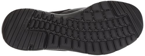 Skechers Flex Appeal 3.0-Finest Hour, Zapatillas sin Cordones Mujer, Negro (BBK Black Mesh/Hot Melt/Trim), 41 EU
