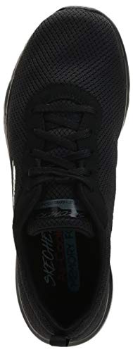 Skechers Flex Appeal 3.0-First Insight, Zapatillas Mujer, Negro (BBK Black Mesh/Trim), 38 EU