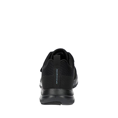 Skechers Flex Ventaja 2.0 Gurn para Hombre Malla Entrenador 8 UK/ 42 EU Negro/Negro