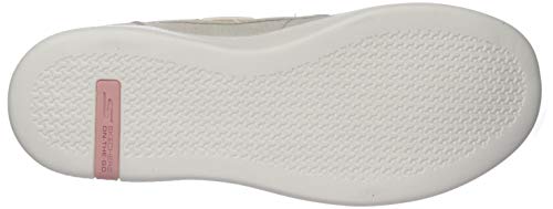 Skechers Glide Ultra, Zapatillas Mujer, Beige (Natural Textile/Trim Nat), 38 EU