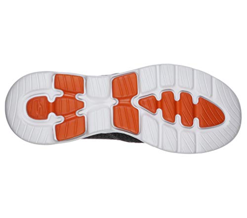 Skechers GO Walk 5 APPRIZE, Zapatillas sin Cordones Hombre, Gris (Charcoal Textile/Synthetic/White Trim Charcoal), 46 EU