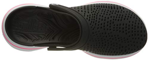 Skechers Go Walk 5, Sandalias Punta Cerrada Mujer, Negro (Black/White Synthetic BKW), 37 EU