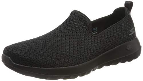 Skechers Go Walk Joy, Zapatillas Mujer, Negro (Black Textile/Trim BBK), 41 EU