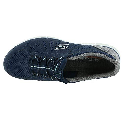 Skechers Gratis Comfy Feels - Zapatillas sin cordones para mujer, Azul (Marino), 38 EU
