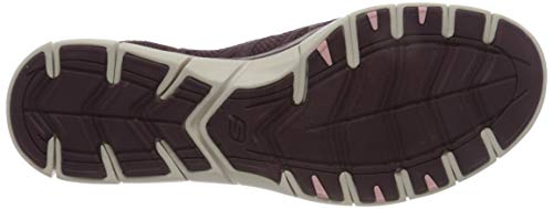Skechers Gratis, Zapatillas Mujer, Ciruela Malla Strech Fit, 39 EU