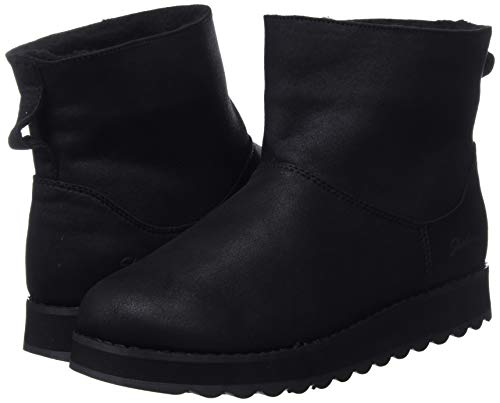 Skechers Keepsakes 2.0, Botas Efecto Arrugado Mujer, Negro (Black Blk), 36 EU