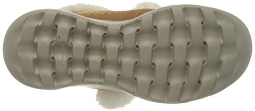 Skechers ON-The-GO Joy, Botas Cortas al Tobillo Mujer, Ante castaño, 38.5 EU