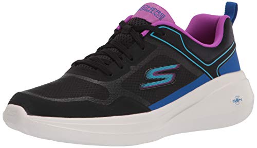 Skechers Performance Go Run Fast-Retro Insight, Zapatillas Mujer, BKMT Black Mesh/Multi Trim, 39.5 EU