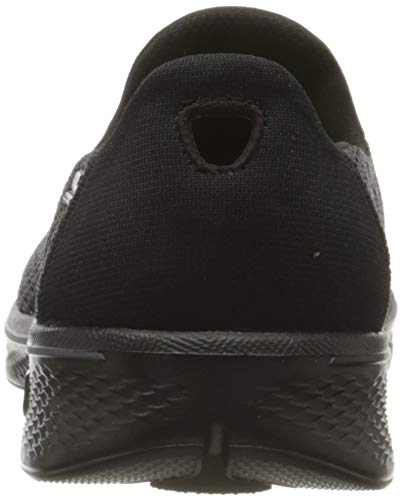 Skechers Performance Go Walk 4-Pursuit, Zapatillas sin Cordones Mujer, Negro (BBK Black Textile/Trim), 37 EU