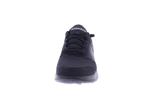 Skechers Performance Go Walk 5-Qualify, Zapatillas Hombre, Negro (BBK Black Textile/Synthetic/Black Trim), 48 EU