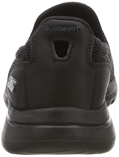 Skechers Performance Go Walk 5, Zapatillas Mujer, Negro (BBK Black Textile/Trim), 38 EU