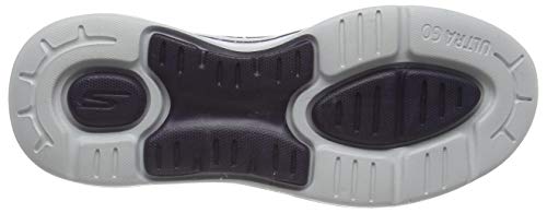 Skechers Performance Go Walk Arch Fit-Iconic, Zapatillas Mujer, Multicolor (Pur Black Textile/Trim), 37 EU