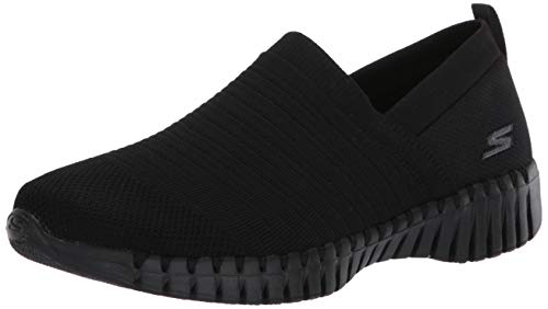 Skechers Performance Go Walk Smart-Wise, Zapatillas Mujer, Negro (BBK Black Textile/Trim), 39 EU